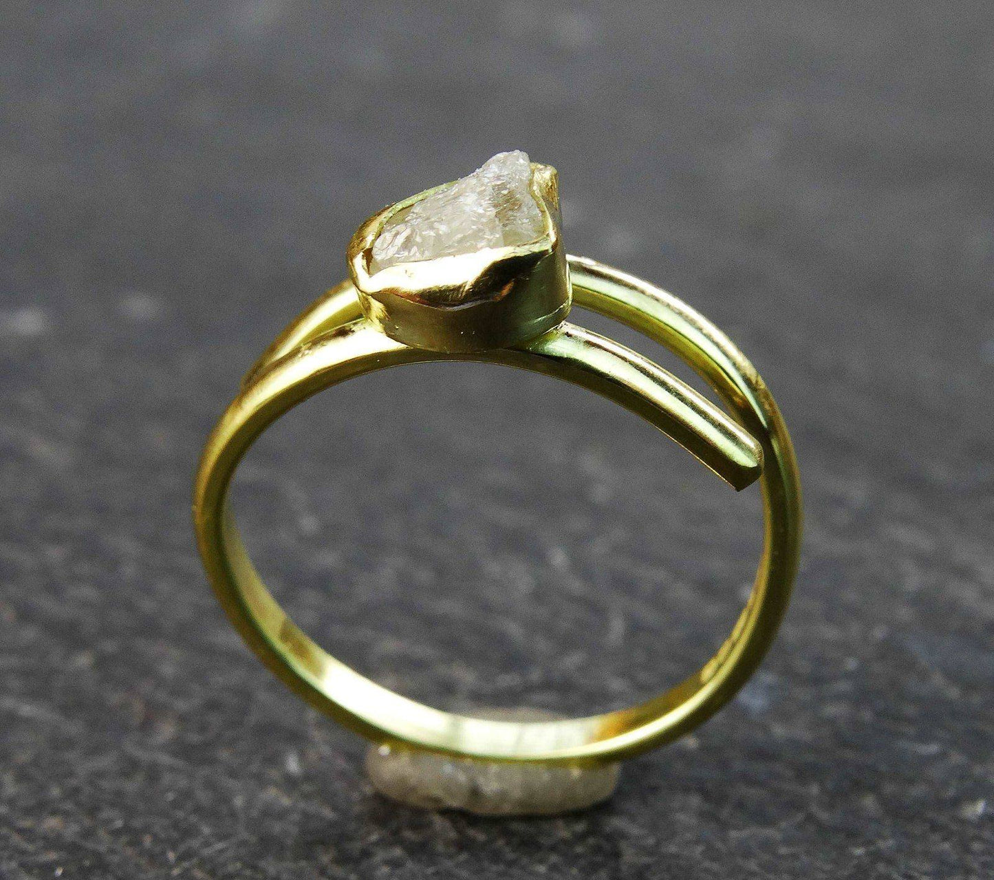 Raw diamond engagement ring | Ring | Louella Jewellery