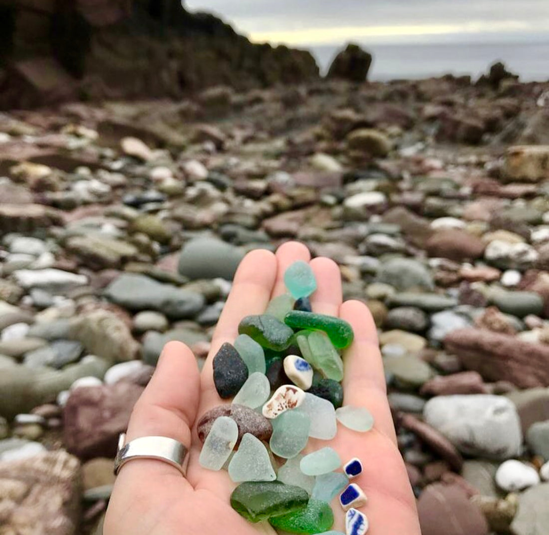 Sea glass - Where to find it, how to find it and when to find it.