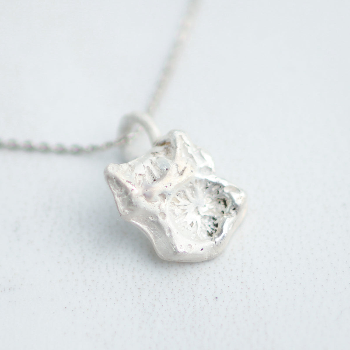 Small Coral Pendant