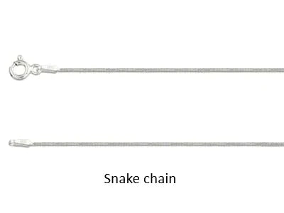 Louella jewellery snake chain