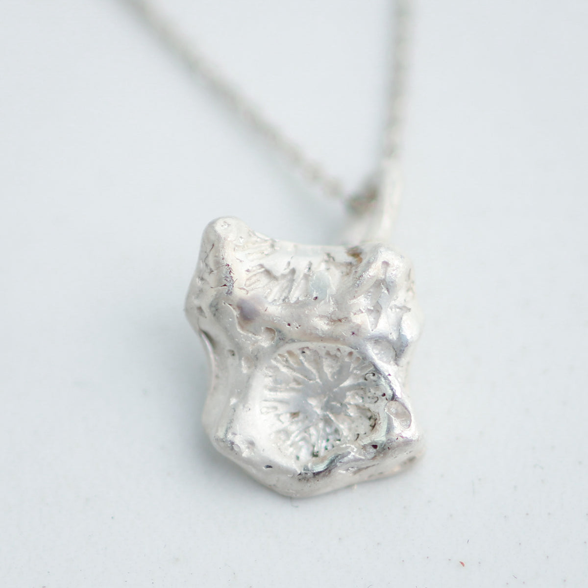Small Coral Pendant