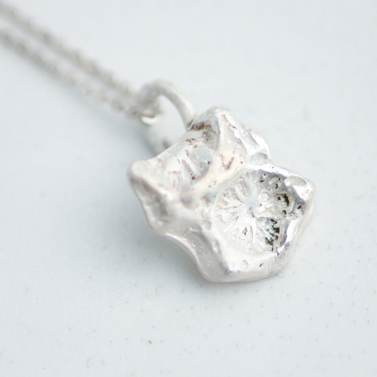 Small Coral Pendant