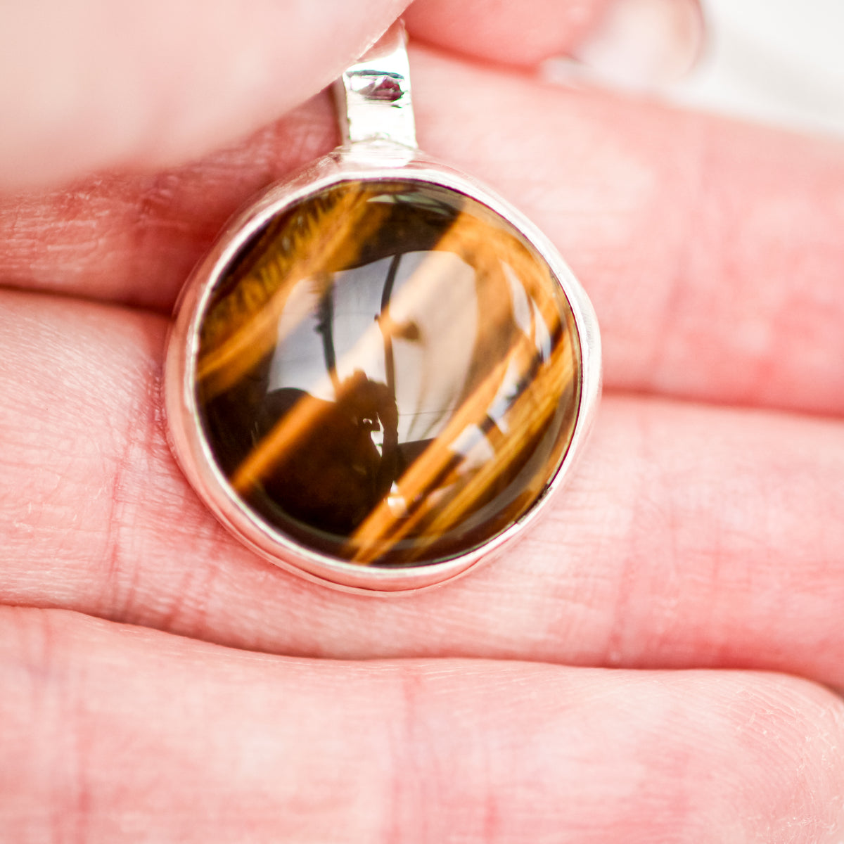 Striped Tiger’s Eye Pendant