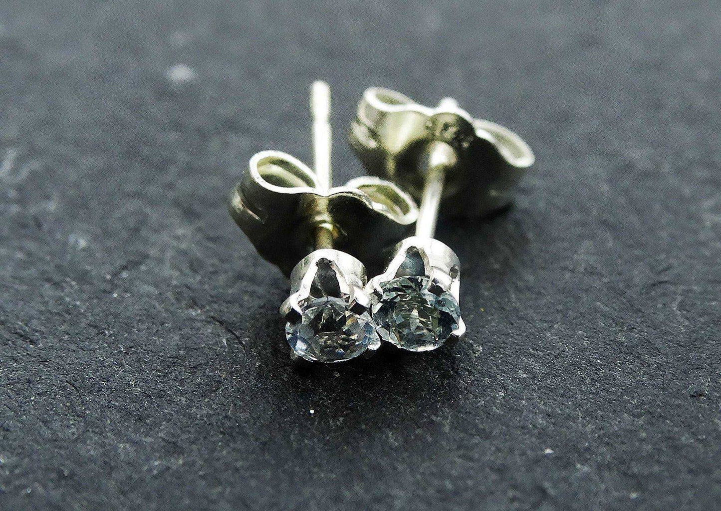 Aquamarine bangle - March birthstone bracelet | Bangles | Louella Jewellery