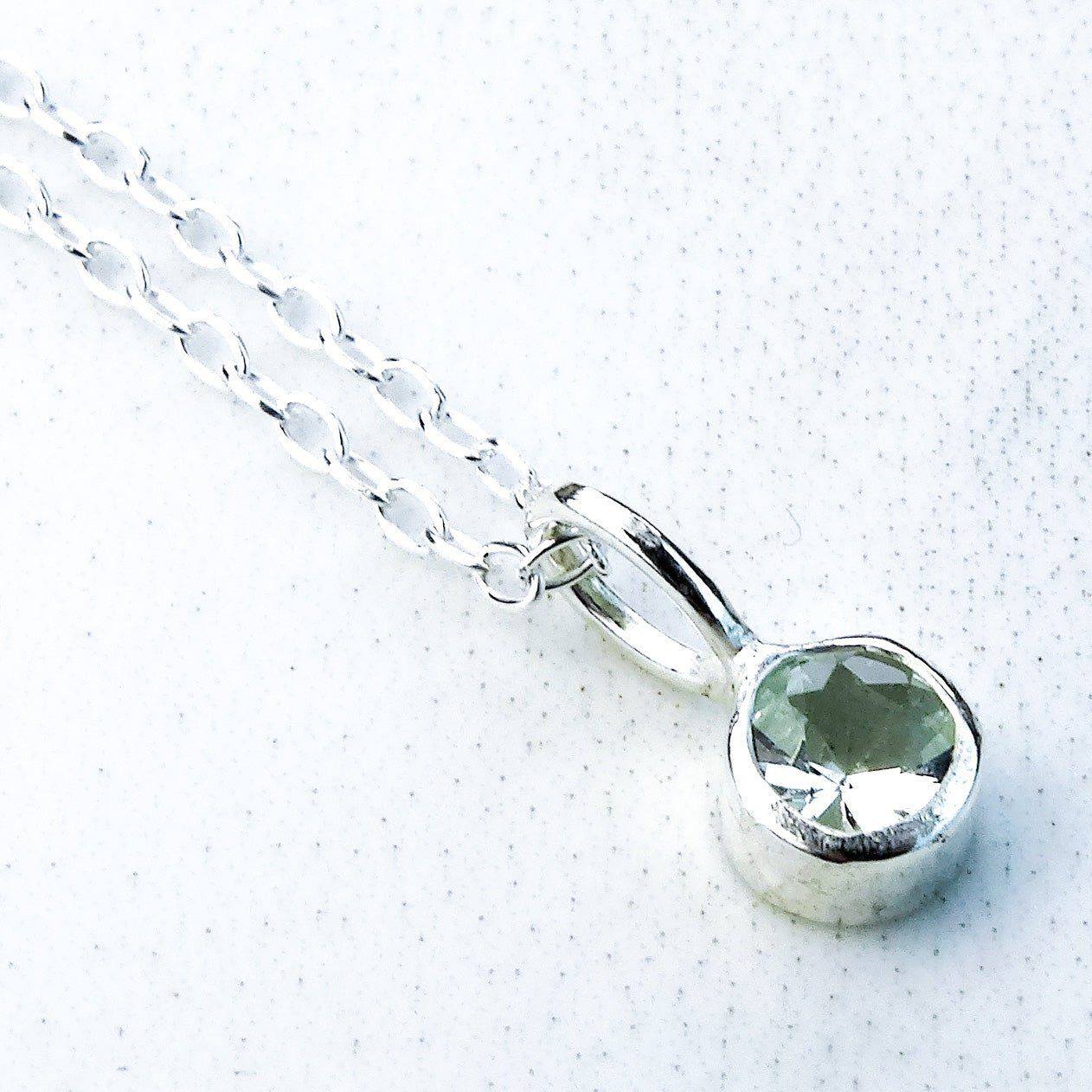 Aquamarine necklace - March birthstone | Necklace | Louella Jewellery