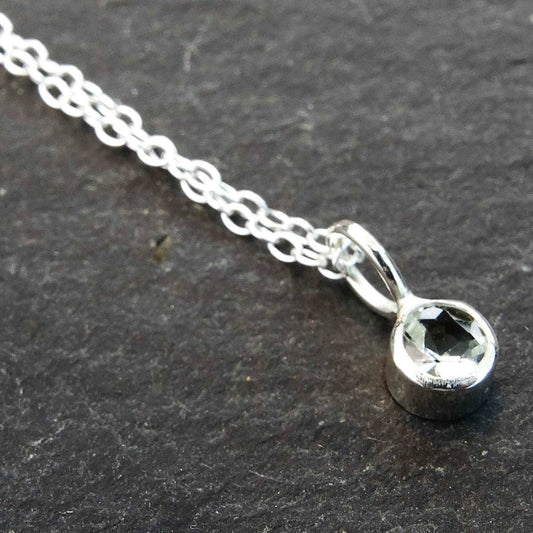 Aquamarine necklace - March birthstone | Necklace | Louella Jewellery