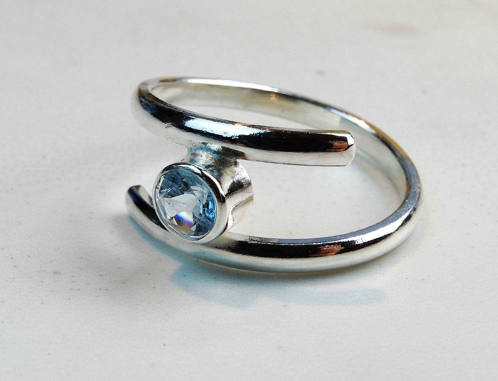 Aquamarine ring - March birthstone | Ring | Louella Jewellery