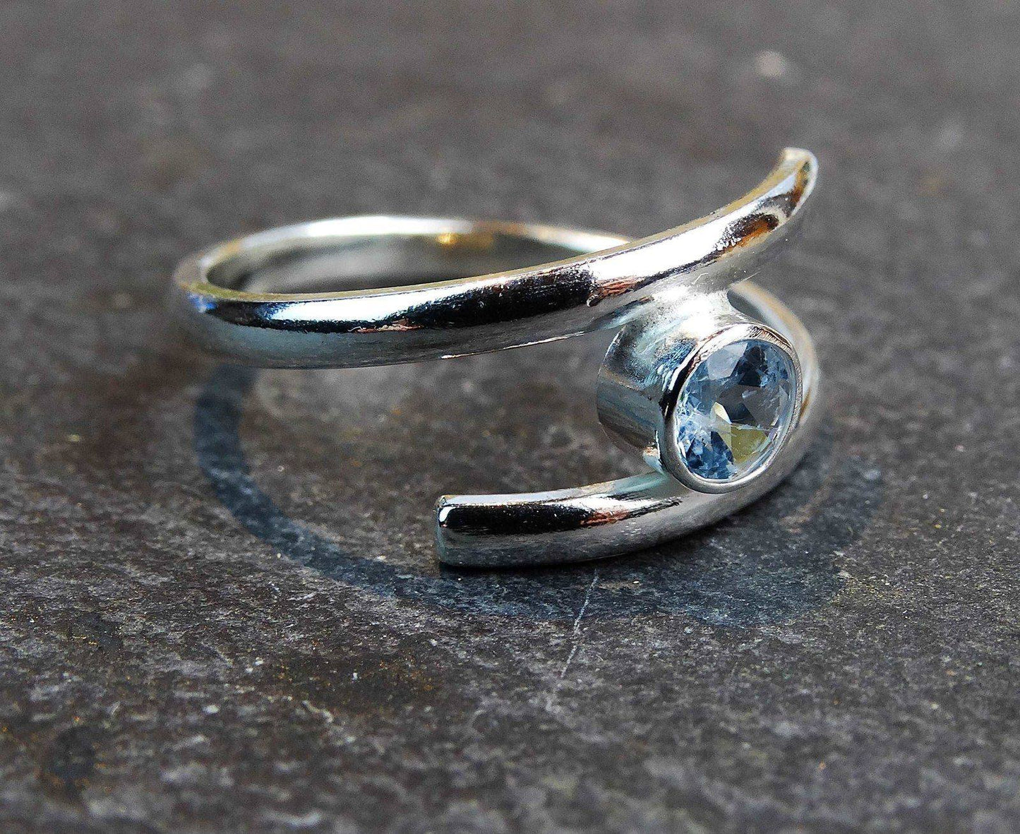 Aquamarine ring - March birthstone | Ring | Louella Jewellery