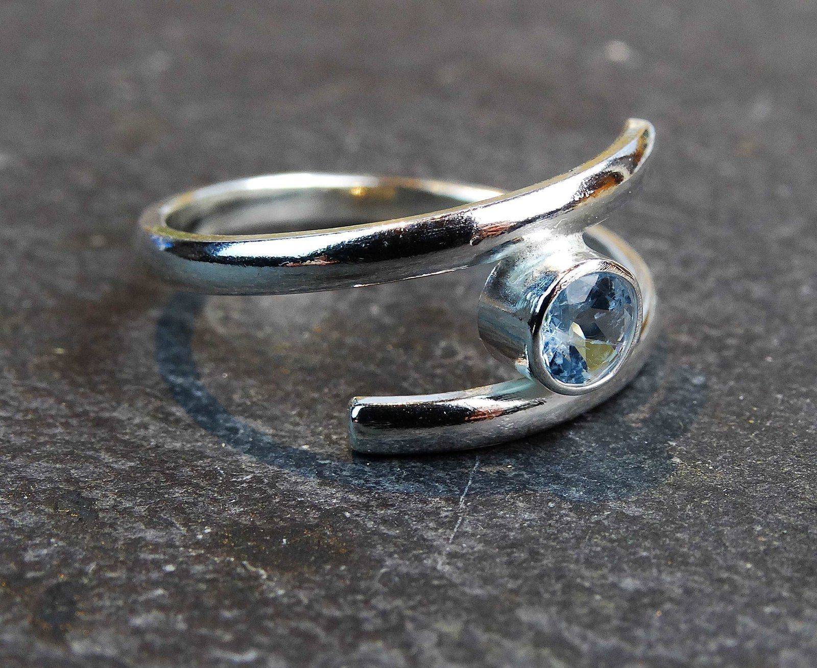 Aquamarine ring - March birthstone | Ring | Louella Jewellery