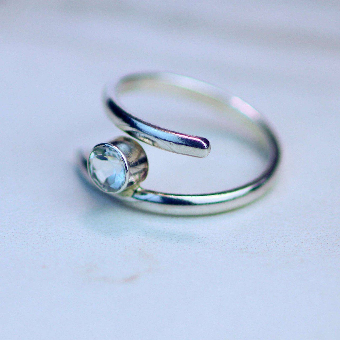 Aquamarine ring - March birthstone | Ring | Louella Jewellery