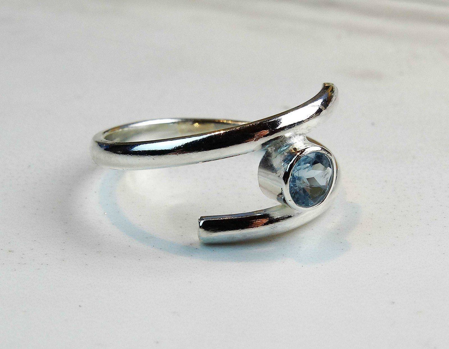 Aquamarine ring - March birthstone | Ring | Louella Jewellery