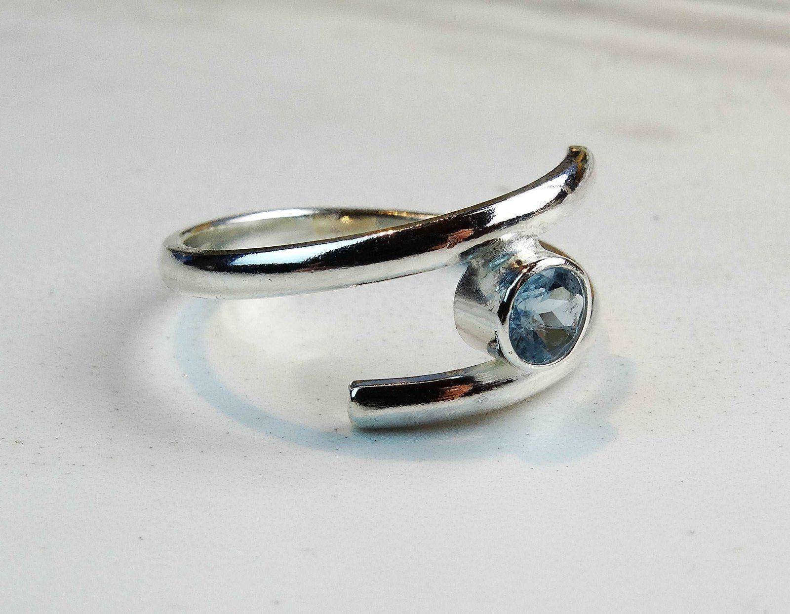 Aquamarine ring - March birthstone | Ring | Louella Jewellery