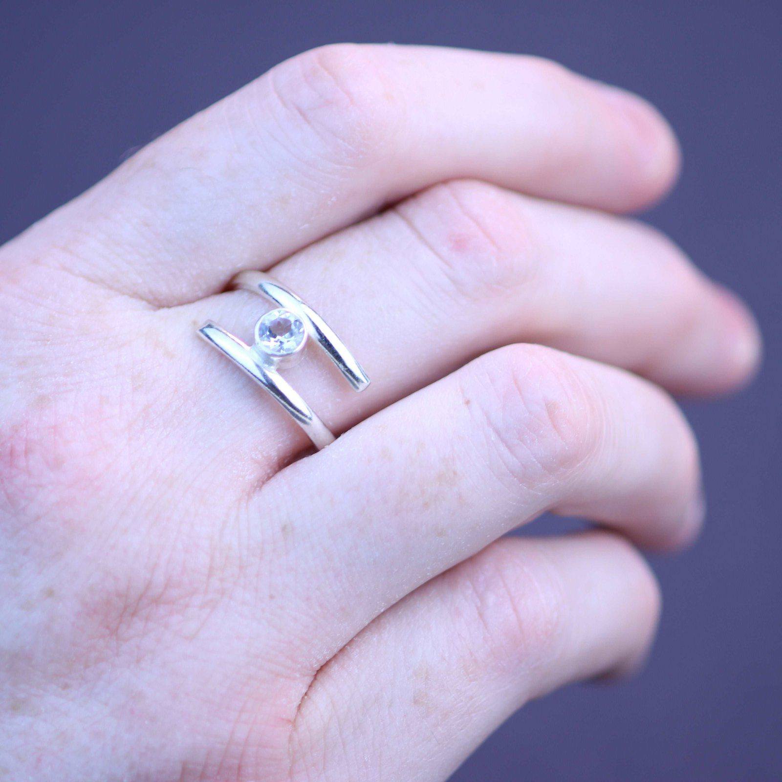 Aquamarine ring - March birthstone | Ring | Louella Jewellery