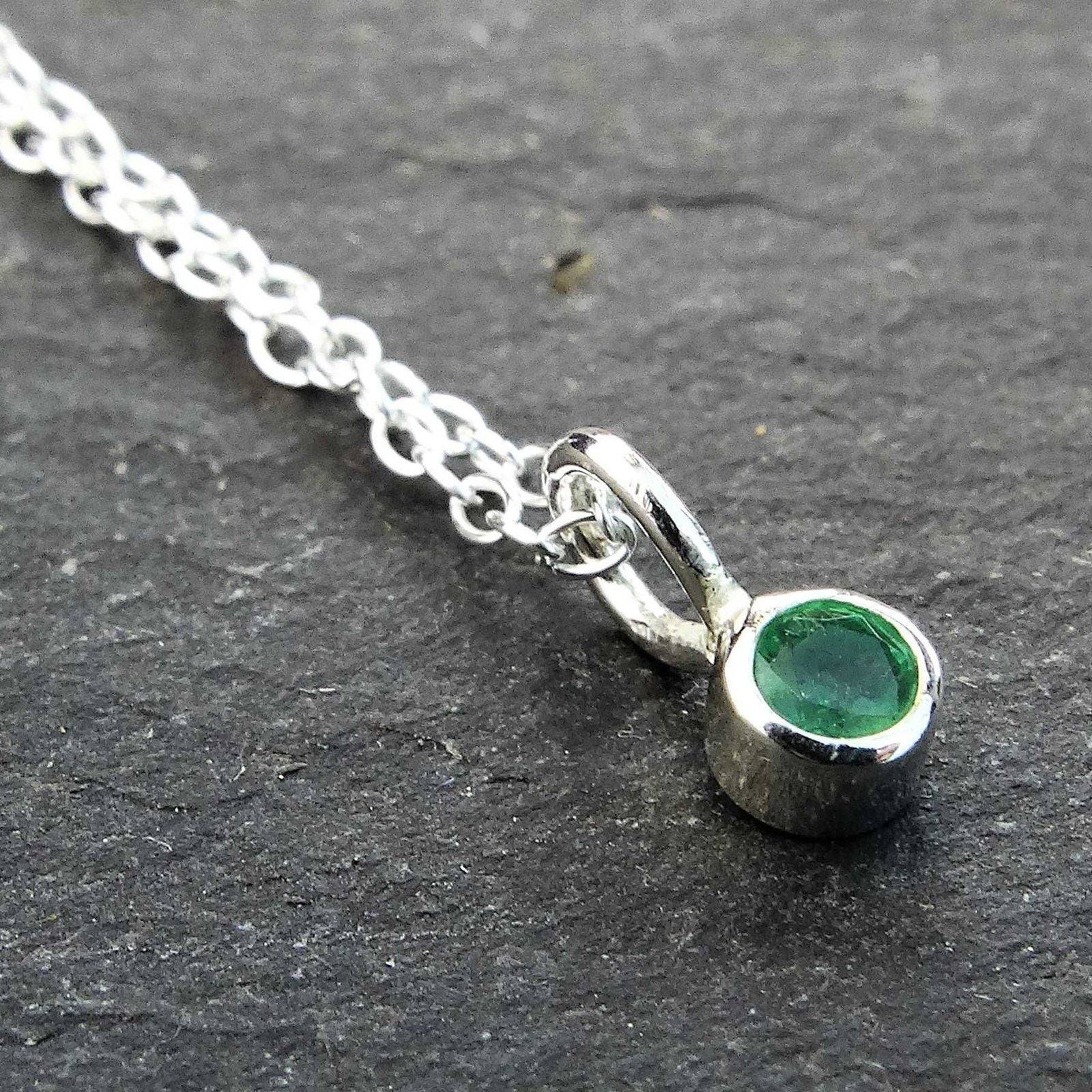 Emerald necklace - May birthstone | Necklace | Louella Jewellery