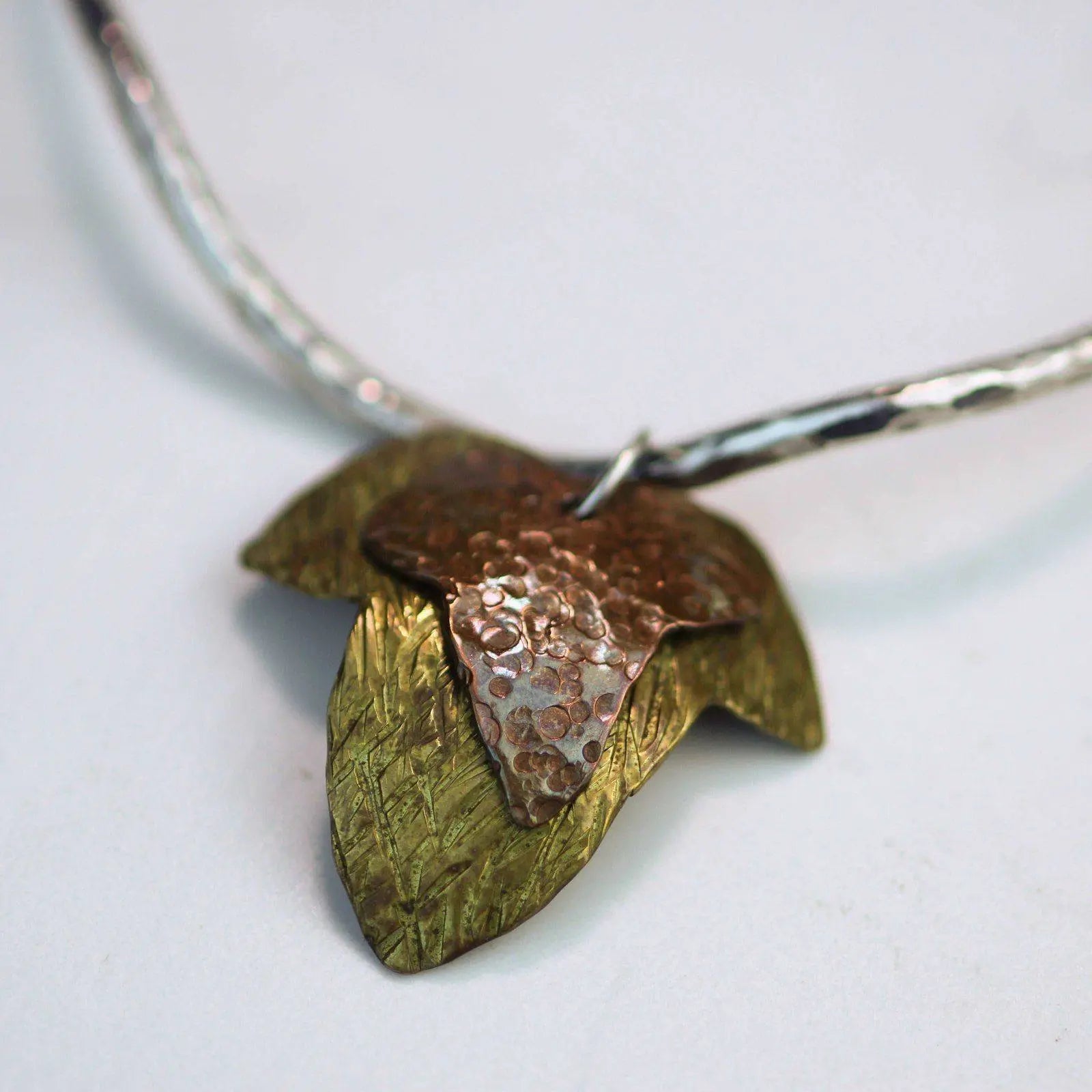 Ivy leaf bangle sterling silver | Bangles | Louella Jewellery