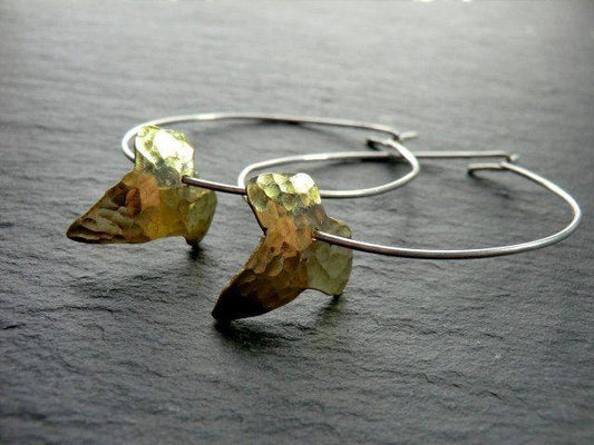 Ivy leaf hoop earrings | Necklace | Louella Jewellery