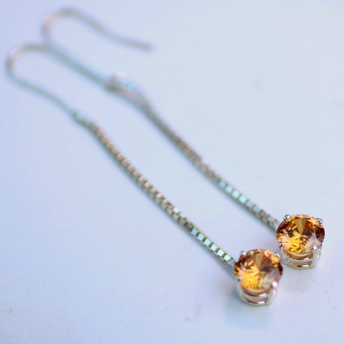 Long cocktail earrings | Earrings | Louella Jewellery