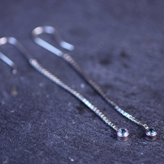 Rainbow topaz earrings | Earrings | Louella Jewellery