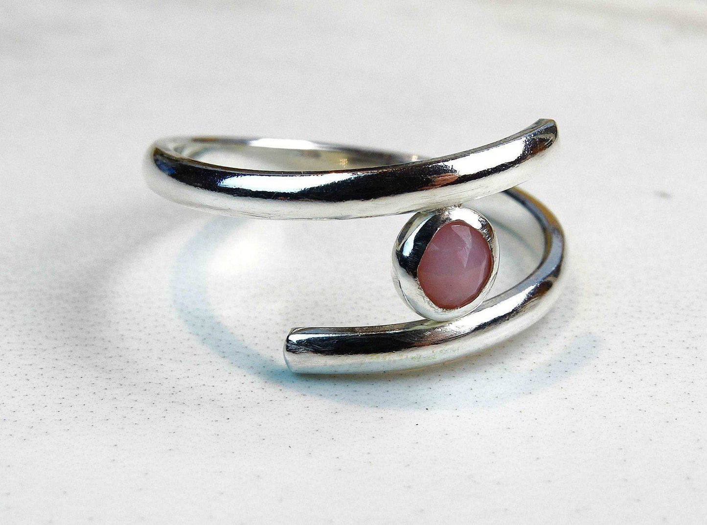 Opal adjustable ring - October birthstone | Ring | Louella Jewellery