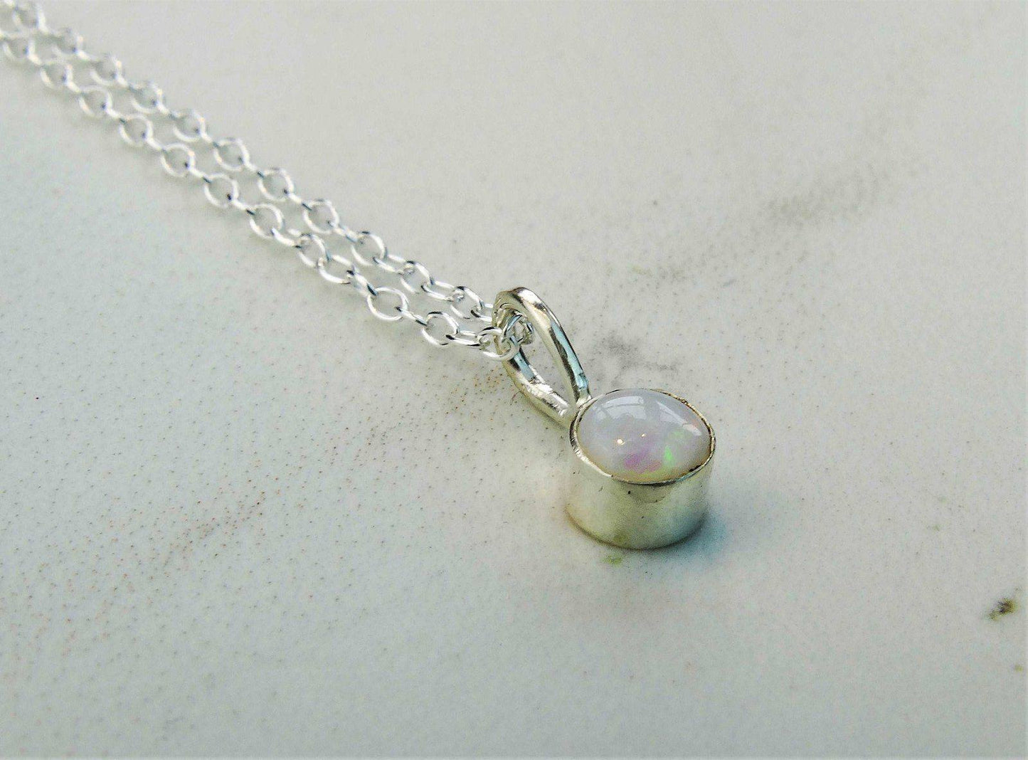 Opal necklace - October birthstone | Necklace | Louella Jewellery