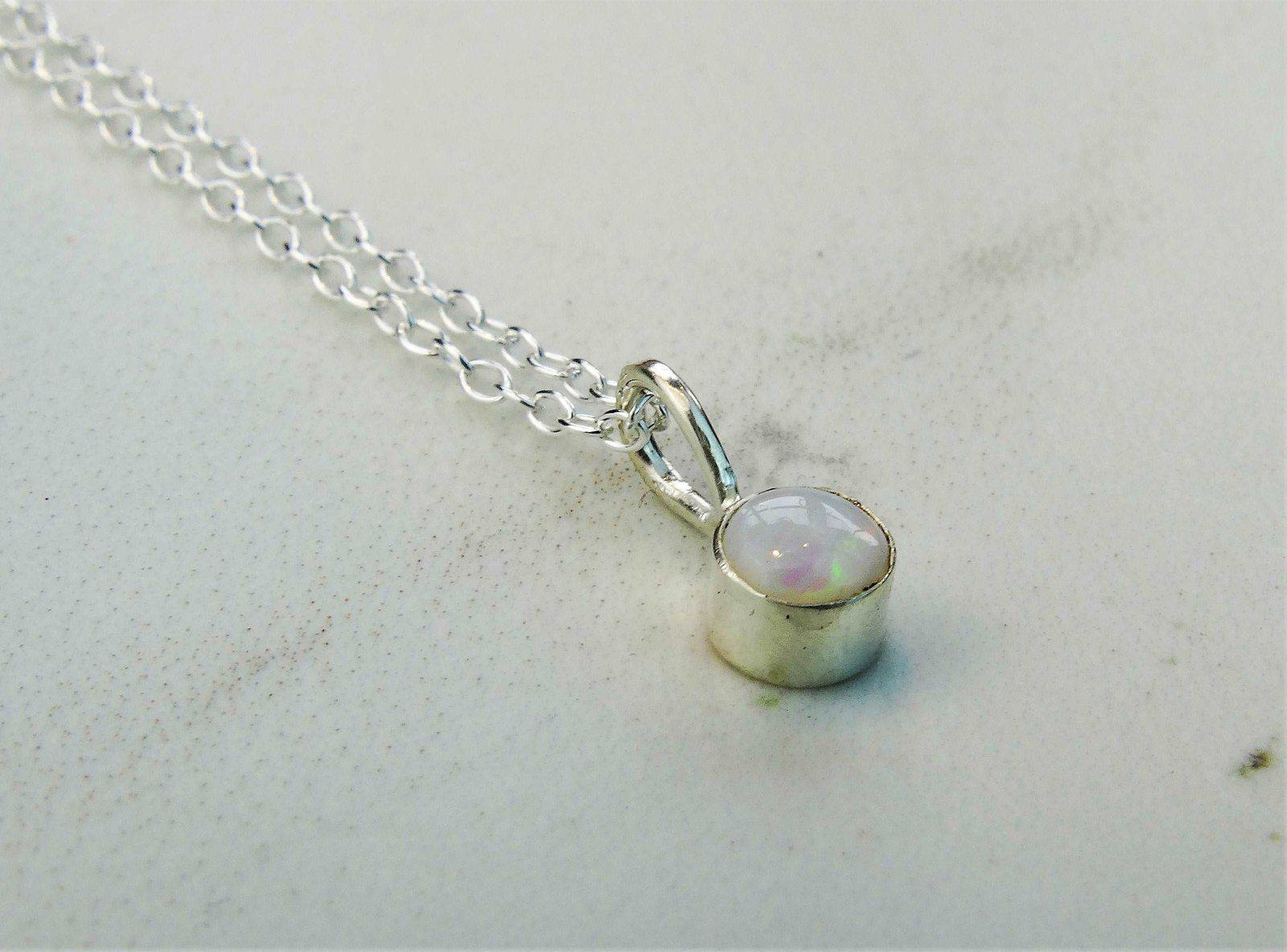 Gemstone October Birthstone Jewelry Amazon Opal Necklace October