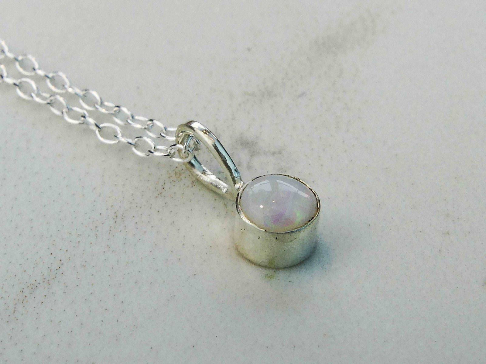 Opal necklace - October birthstone | Necklace | Louella Jewellery
