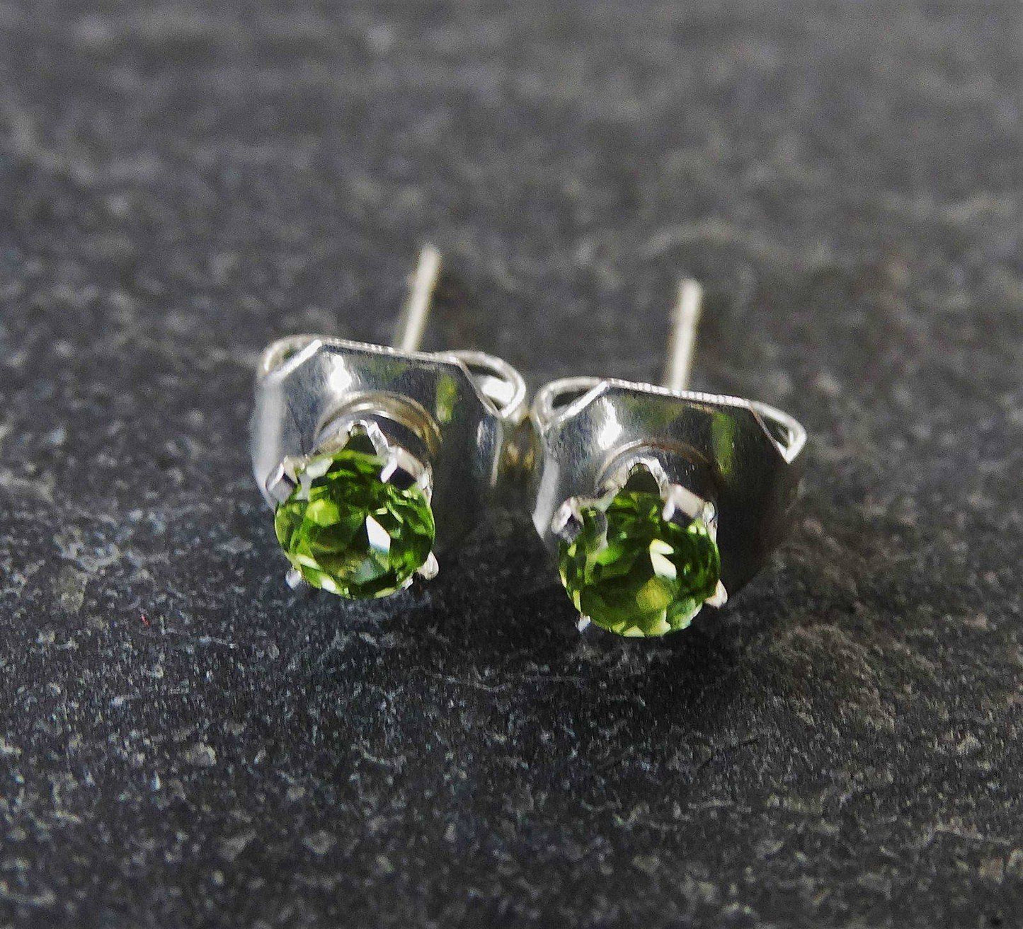 Peridot necklace - August birthstone | Earrings | Louella Jewellery