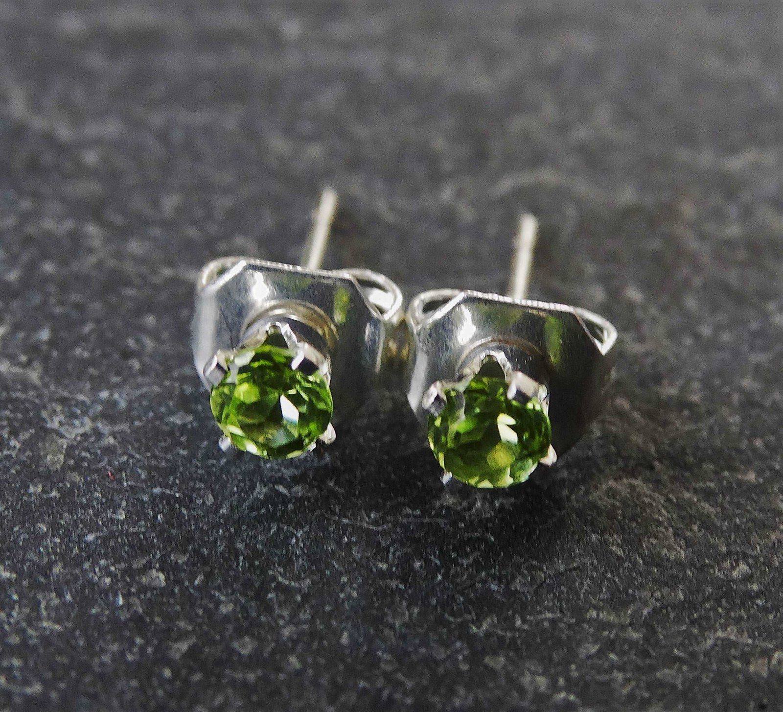 Peridot necklace - August birthstone | Earrings | Louella Jewellery