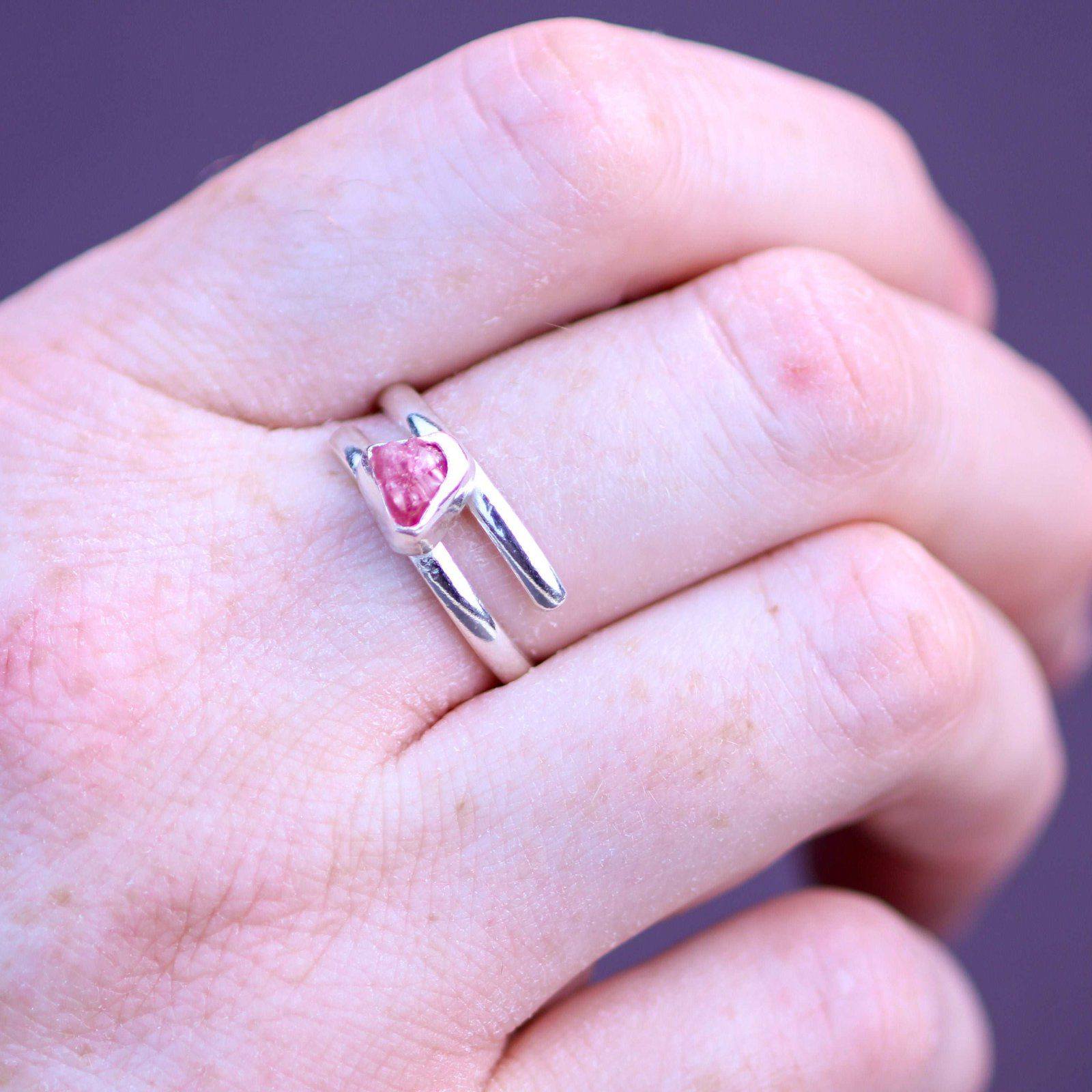 Pink gemstone ring | Ring | Louella Jewellery
