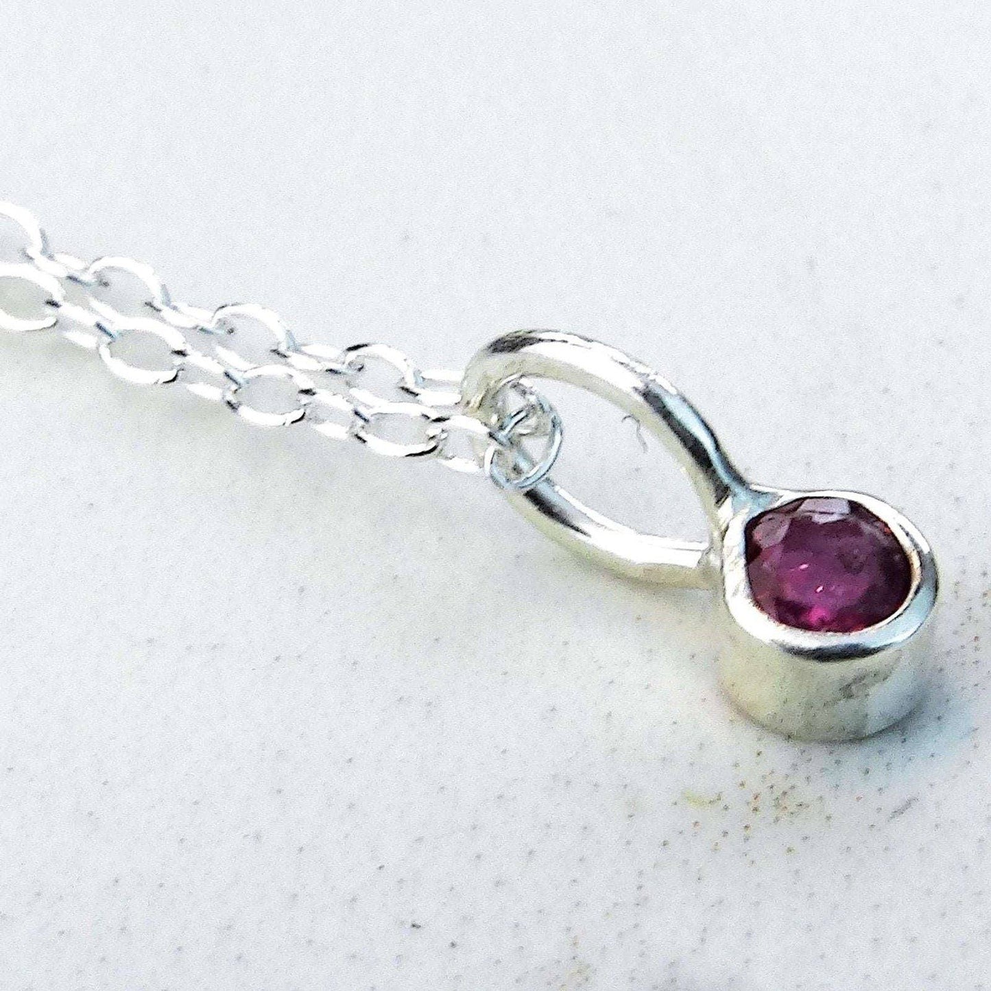 Ruby necklace - July birthstone | Necklace | Louella Jewellery