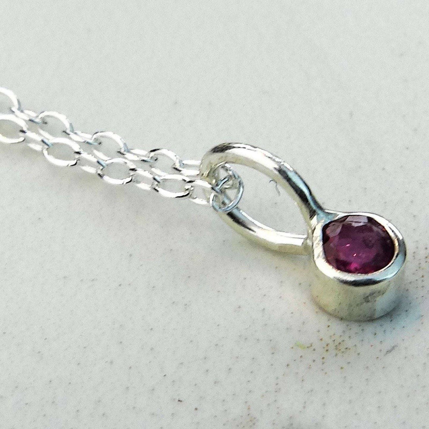Ruby necklace - July birthstone | Necklace | Louella Jewellery