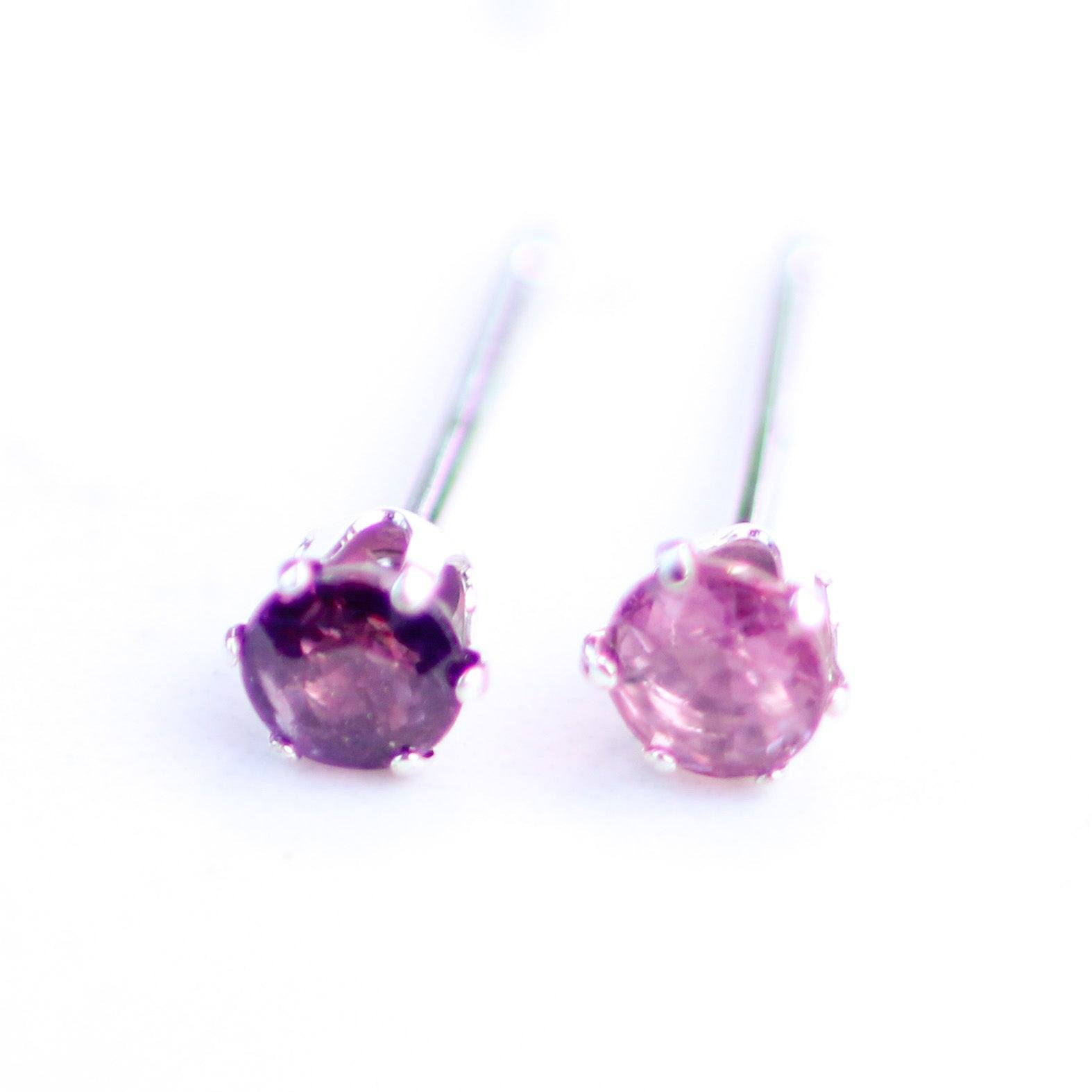 Ruby stud earrings - July birthstone | Earrings | Louella Jewellery