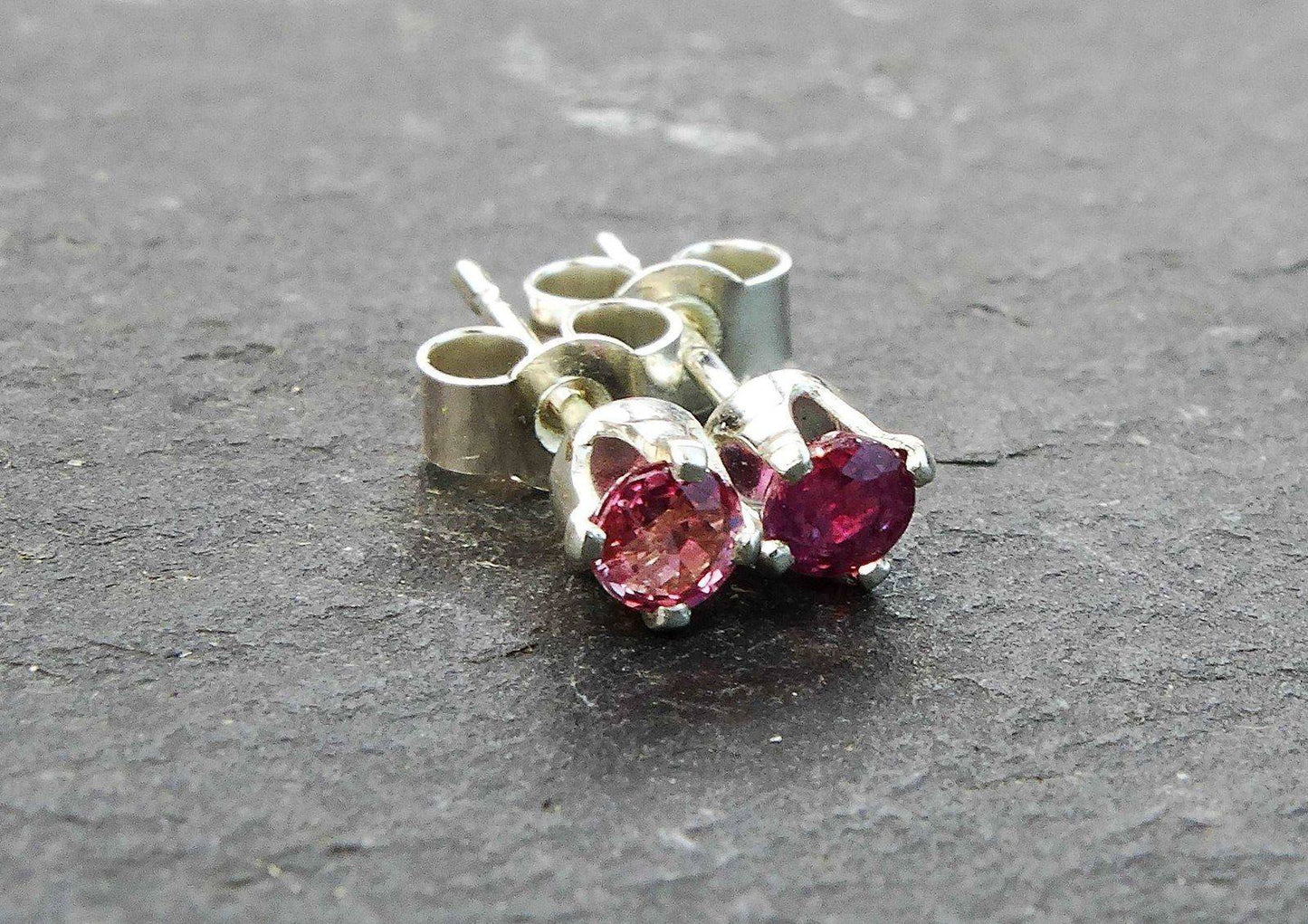 Ruby stud earrings - July birthstone | Earrings | Louella Jewellery