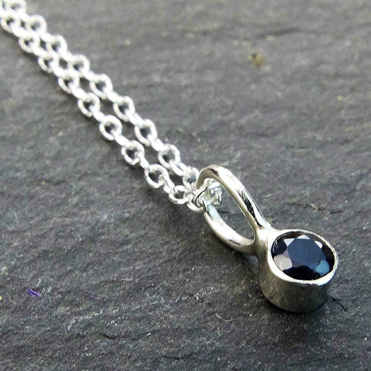 Sapphire necklace - September birthstone | Necklace | Louella Jewellery