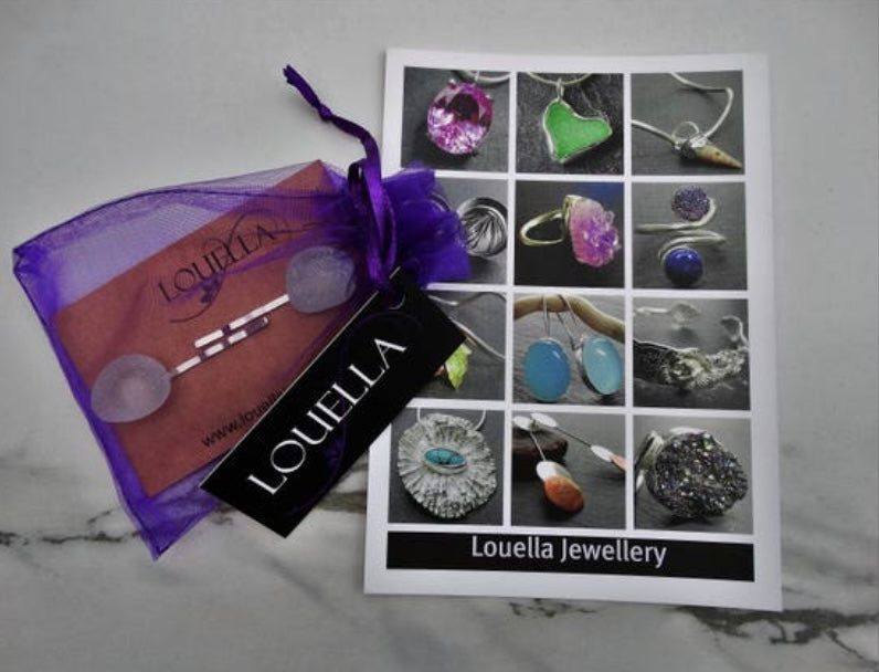 Sea glass hair slides | Louella Jewellery