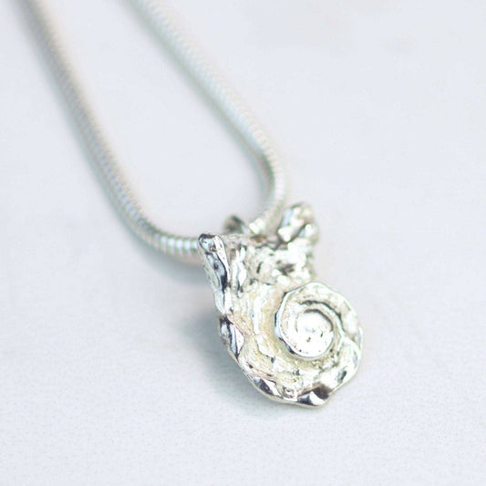Silver shell pendant | Louella Jewellery