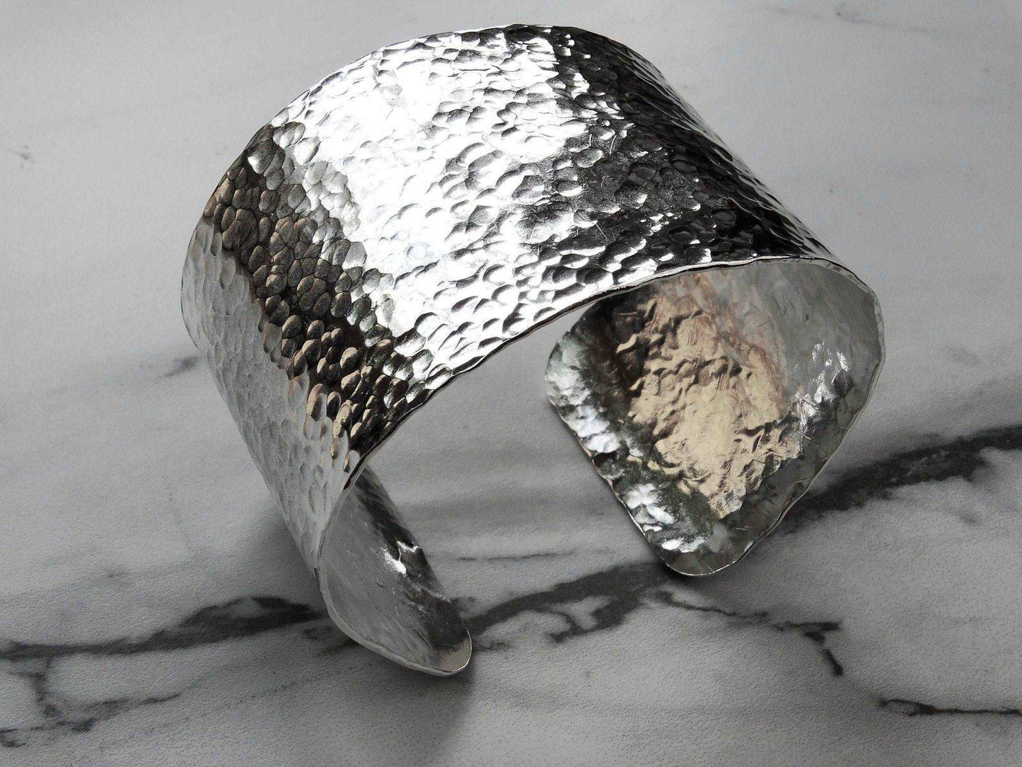 Silver cuff bangle | Bangles | Louella Jewellery