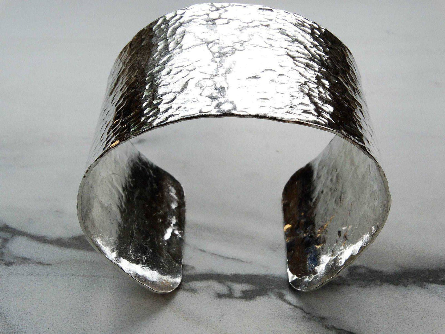 Silver cuff bangle | Bangles | Louella Jewellery