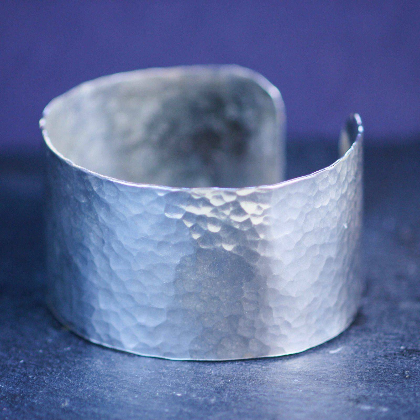 Silver cuff bangle | Bangles | Louella Jewellery
