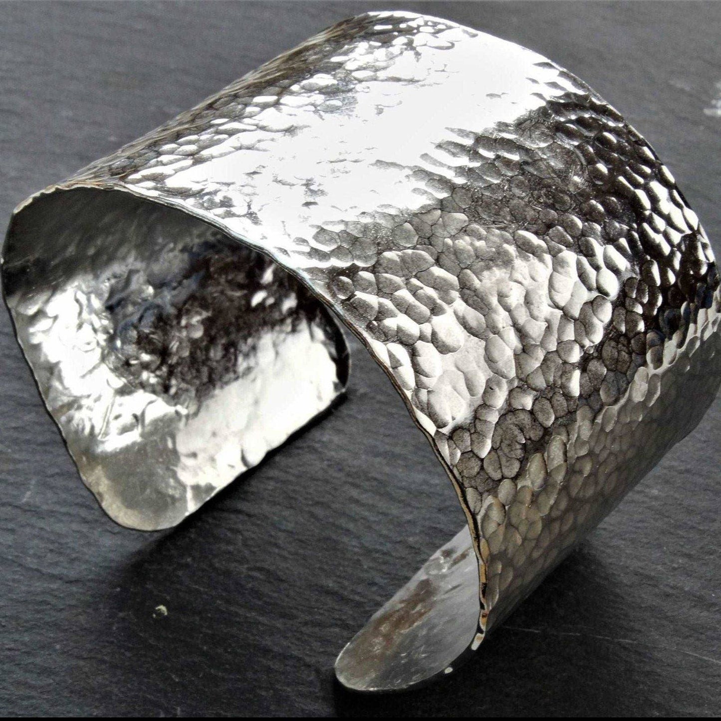 Silver cuff bangle | Bangles | Louella Jewellery