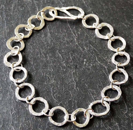 Silver links bracelet | Bangles | Louella Jewellery