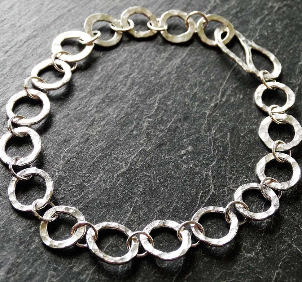 Silver links bracelet | Bangles | Louella Jewellery