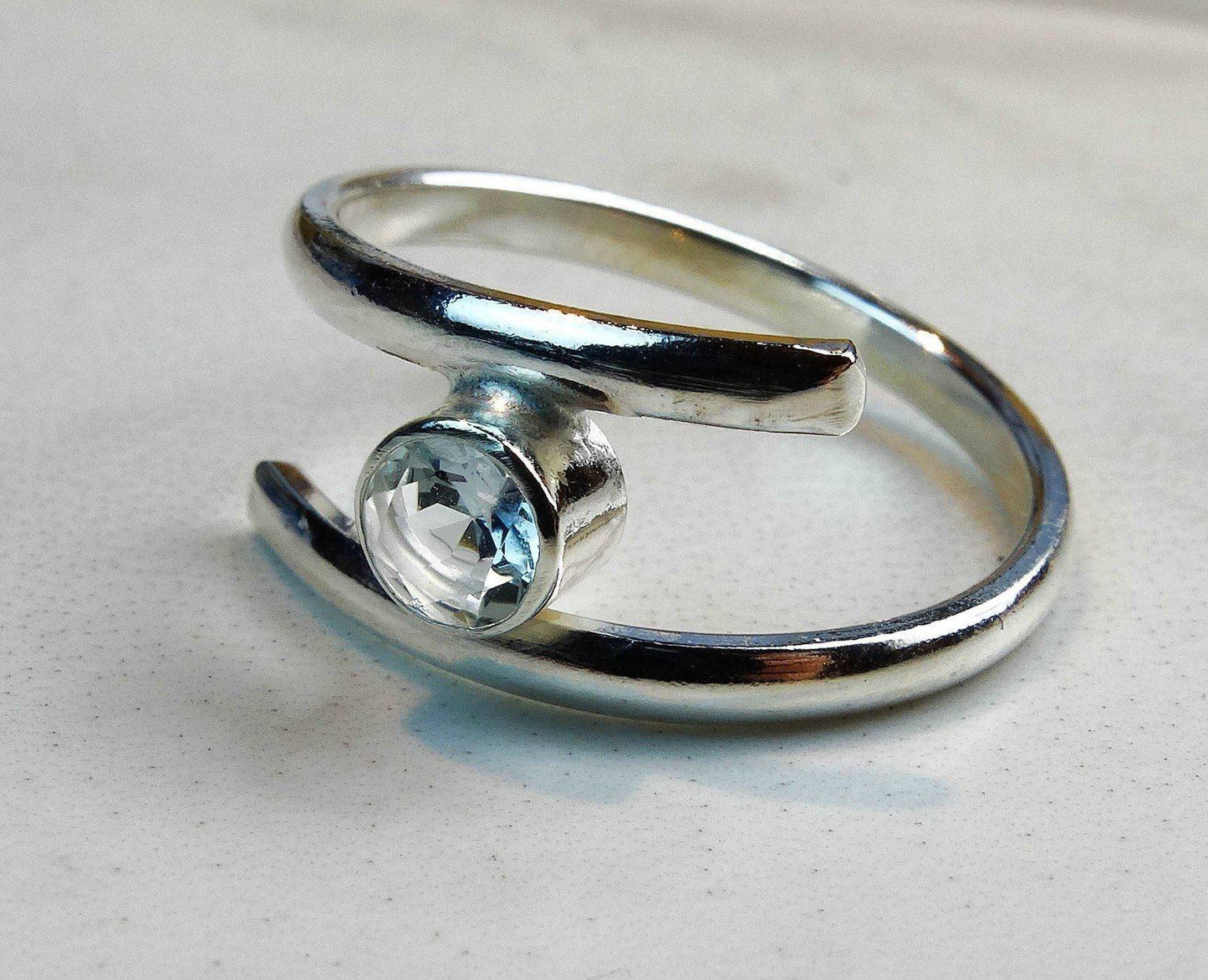 Topaz adjustable ring - November birthstone | Ring | Louella Jewellery