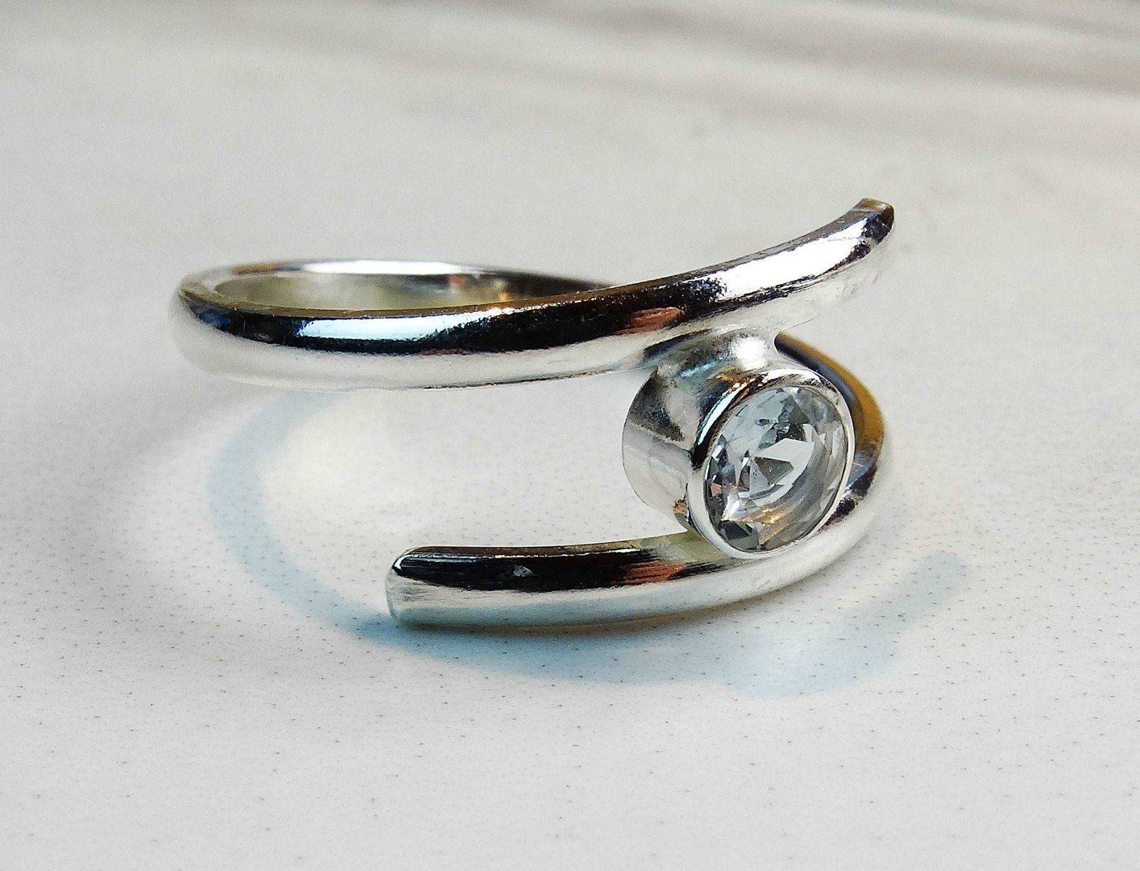 Topaz adjustable ring - November birthstone | Ring | Louella Jewellery