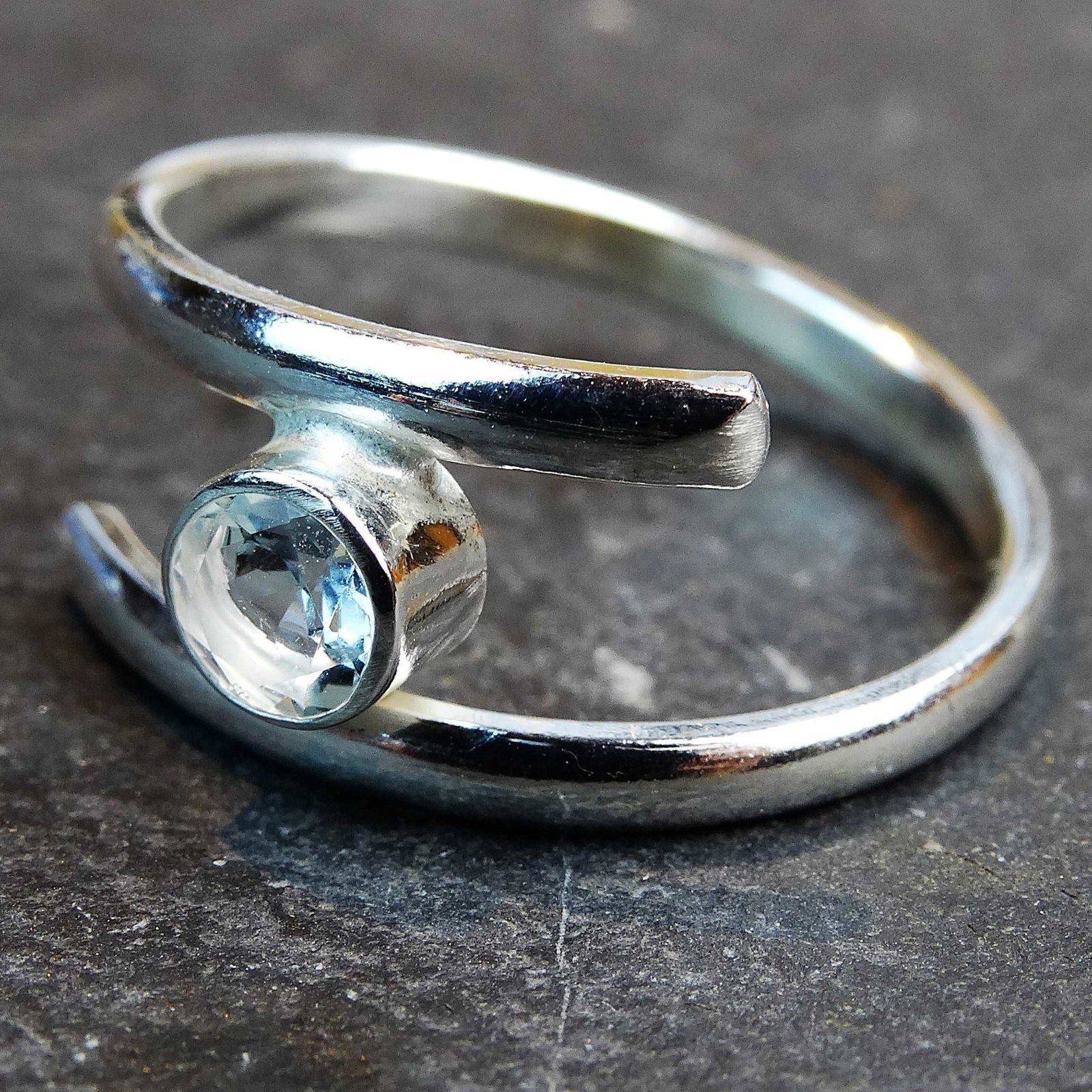 Topaz adjustable ring - November birthstone | Ring | Louella Jewellery