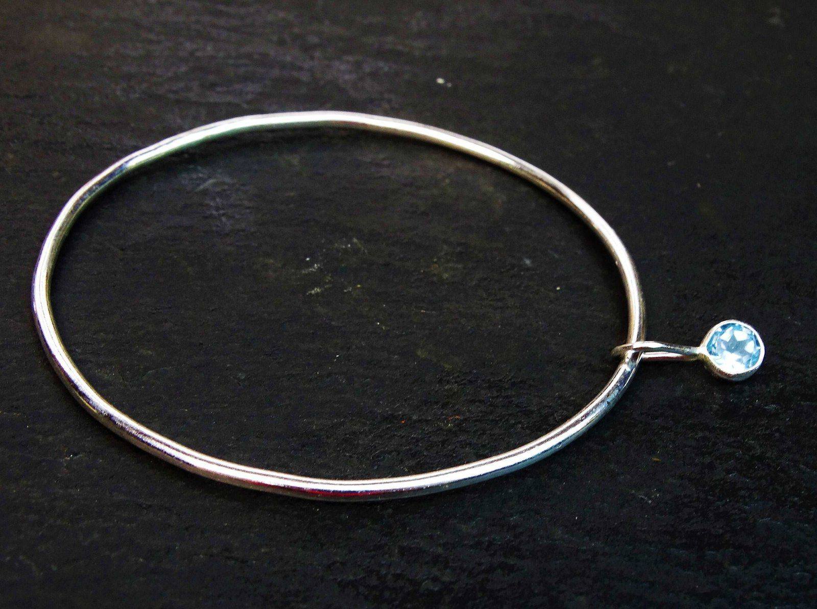 Topaz bangle - November birthstone | Bangles | Louella Jewellery