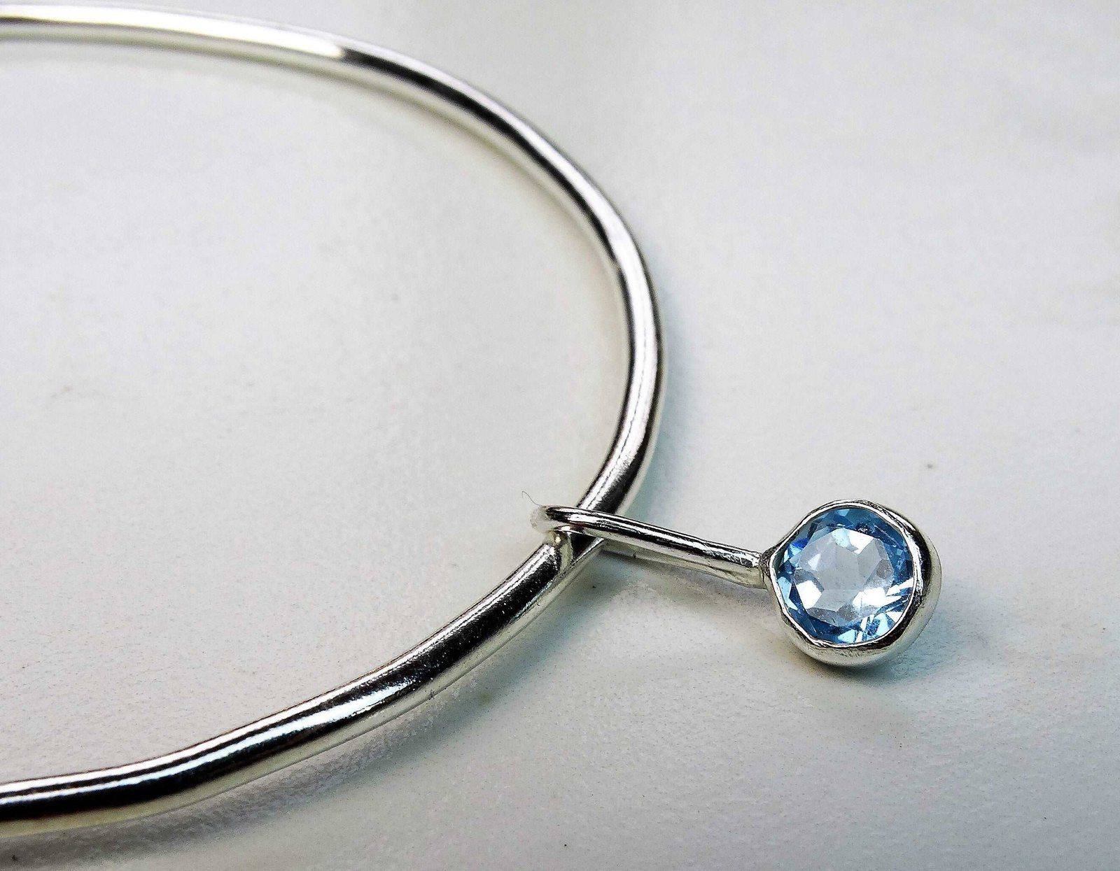 Topaz bangle - November birthstone | Bangles | Louella Jewellery