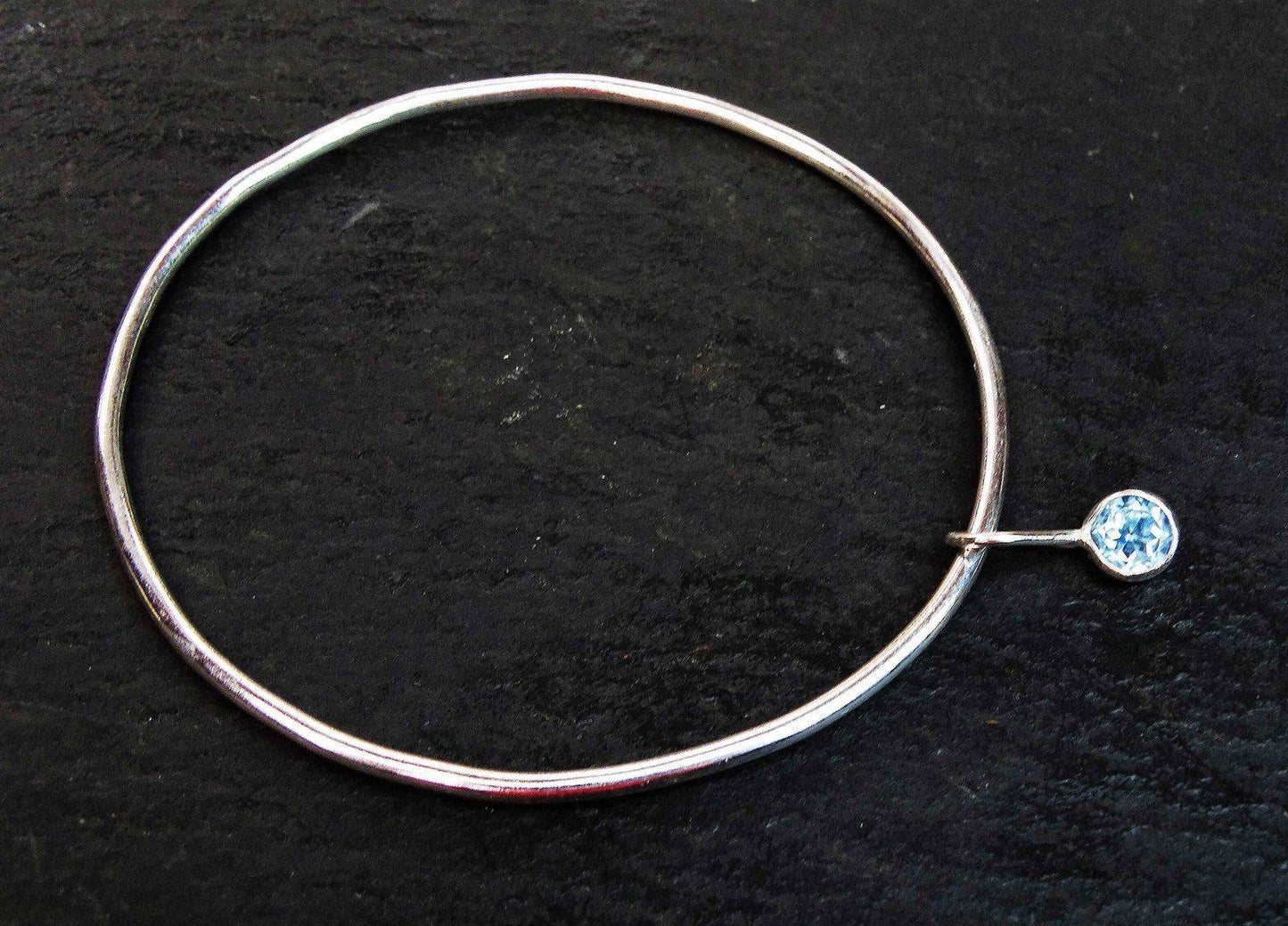 Topaz bangle - November birthstone | Bangles | Louella Jewellery