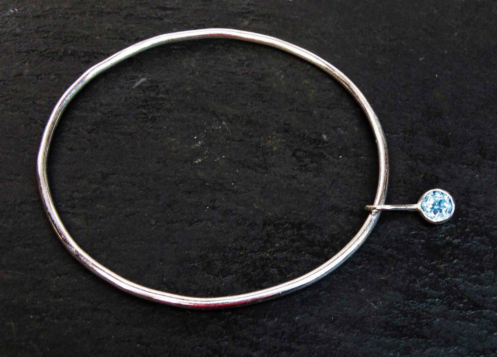 Topaz bangle - November birthstone | Bangles | Louella Jewellery