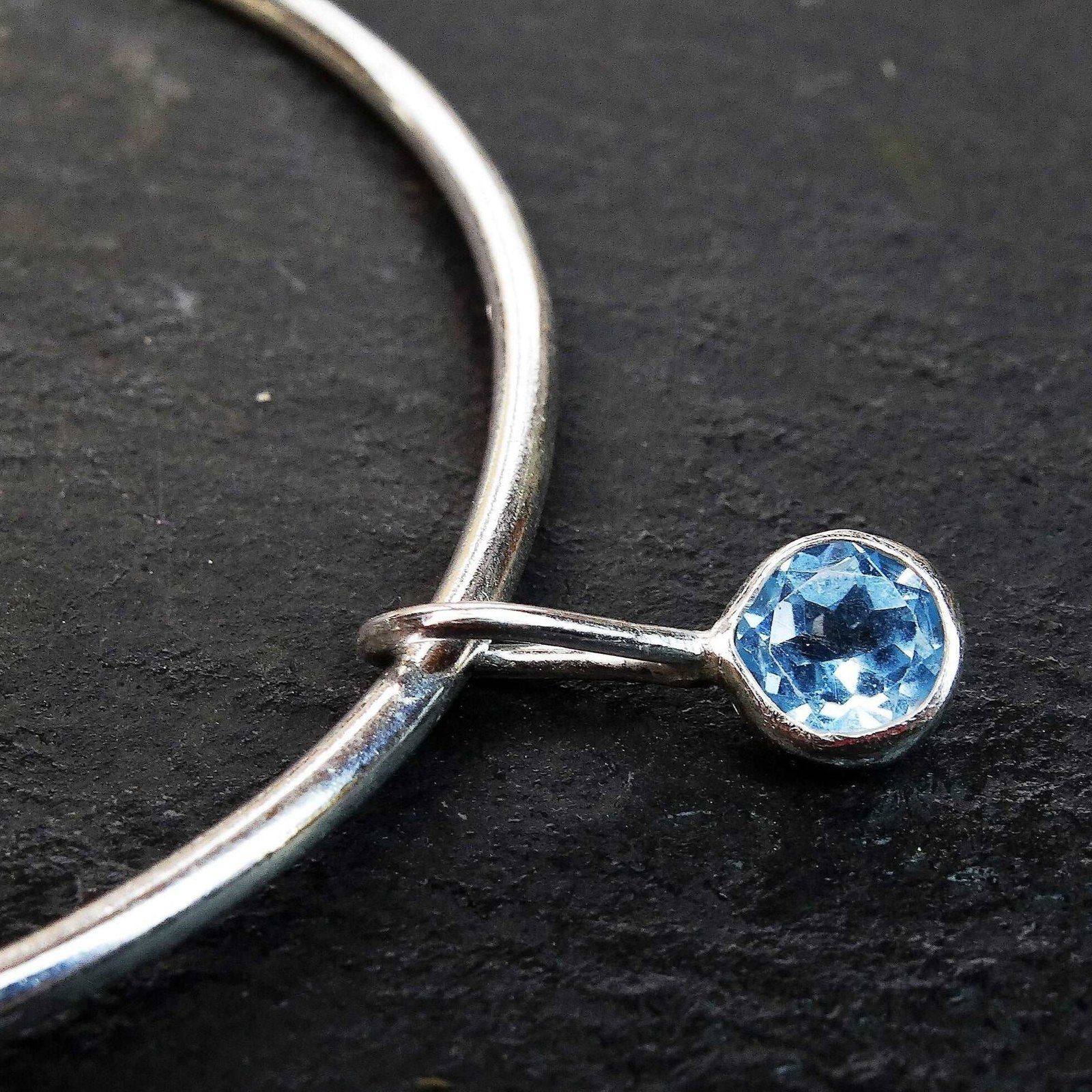 Topaz bangle - November birthstone | Bangles | Louella Jewellery